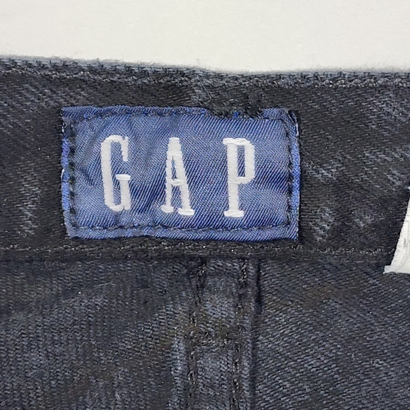 VINTAGE GAP DENIM CLASSIC FIT WOMEN'S JEANS, SIZE 12 ANKLE, BLACK - Picture 6 of 14